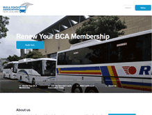Tablet Screenshot of busandcoach.co.nz